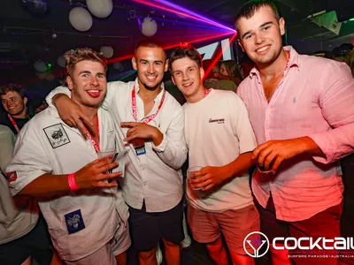 A professional photo of guests enjoying themselves at Cocktails Nightclub from our gallery.