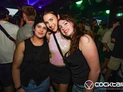 A professional photo of guests enjoying themselves at Cocktails Nightclub from our gallery.