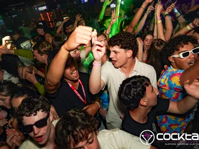 A professional photo of guests enjoying themselves at Cocktails Nightclub from our gallery.