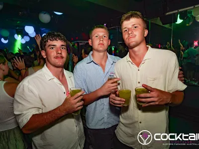 A professional photo of guests enjoying themselves at Cocktails Nightclub from our gallery.