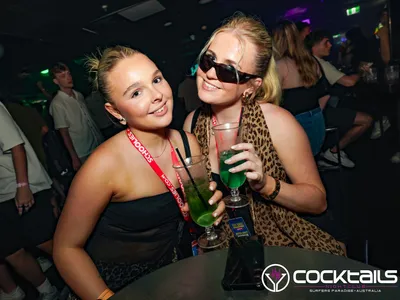 A professional photo of guests enjoying themselves at Cocktails Nightclub from our gallery.