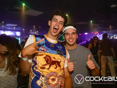 A professional photo of guests enjoying themselves at Cocktails Nightclub from our gallery.