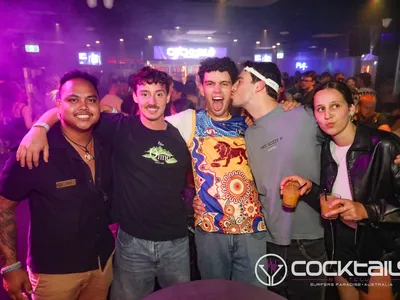 A professional photo of guests enjoying themselves at Cocktails Nightclub from our gallery.