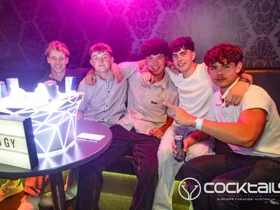 A professional photo of guests enjoying themselves at Cocktails Nightclub from our gallery.