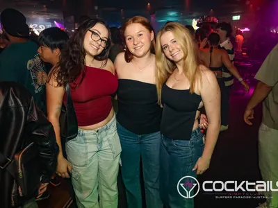 A professional photo of guests enjoying themselves at Cocktails Nightclub from our gallery.