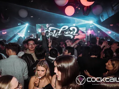 A professional photo of guests enjoying themselves at Cocktails Nightclub from our gallery.