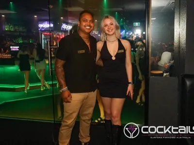 A professional photo of guests enjoying themselves at Cocktails Nightclub from our gallery.