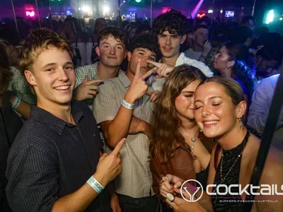 A professional photo of guests enjoying themselves at Cocktails Nightclub from our gallery.