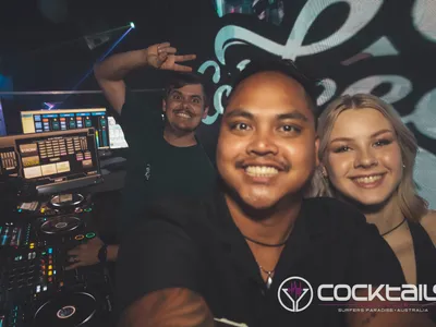 A professional photo of guests enjoying themselves at Cocktails Nightclub from our gallery.