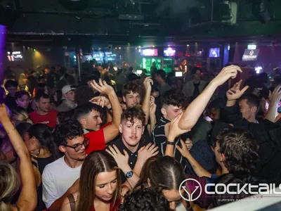 A professional photo of guests enjoying themselves at Cocktails Nightclub from our gallery.