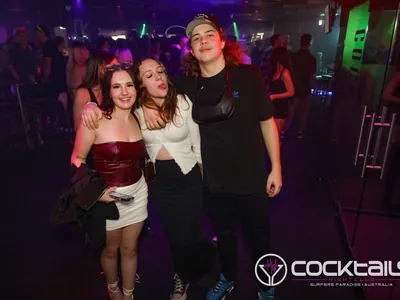 A professional photo of guests enjoying themselves at Cocktails Nightclub from our gallery.