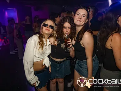 A professional photo of guests enjoying themselves at Cocktails Nightclub from our gallery.