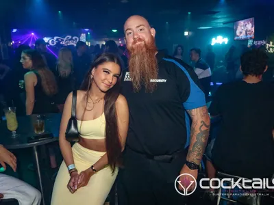 A professional photo of guests enjoying themselves at Cocktails Nightclub from our gallery.