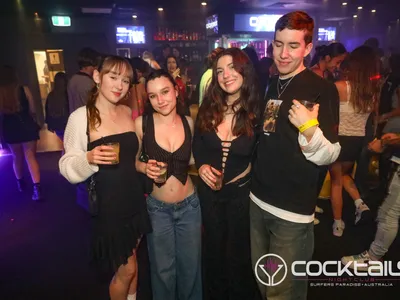 A professional photo of guests enjoying themselves at Cocktails Nightclub from our gallery.