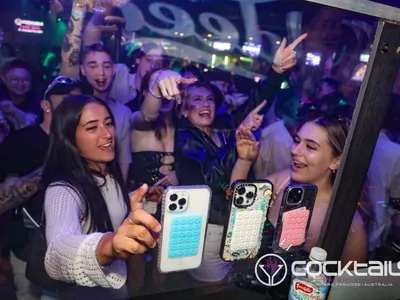 A professional photo of guests enjoying themselves at Cocktails Nightclub from our gallery.