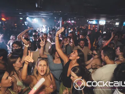 A professional photo of guests enjoying themselves at Cocktails Nightclub from our gallery.