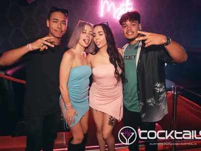 A professional photo of guests enjoying themselves at Cocktails Nightclub from our gallery.