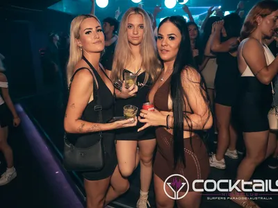 A professional photo of guests enjoying themselves at Cocktails Nightclub from our gallery.