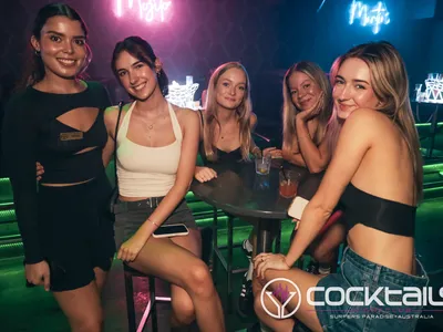 A professional photo of guests enjoying themselves at Cocktails Nightclub from our gallery.