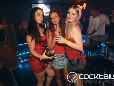 A professional photo of guests enjoying themselves at Cocktails Nightclub from our gallery.