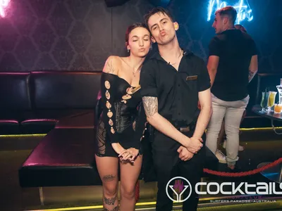 A professional photo of guests enjoying themselves at Cocktails Nightclub from our gallery.