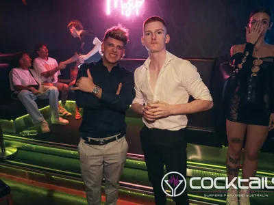 A professional photo of guests enjoying themselves at Cocktails Nightclub from our gallery.