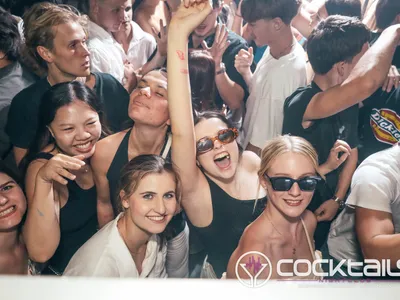 A professional photo of guests enjoying themselves at Cocktails Nightclub from our gallery.