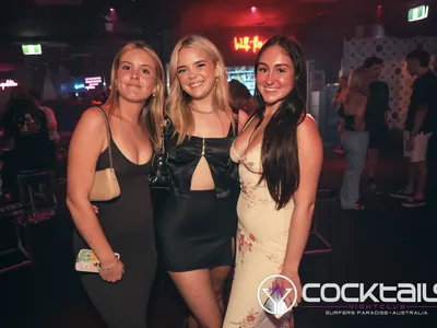 A professional photo of guests enjoying themselves at Cocktails Nightclub from our gallery.