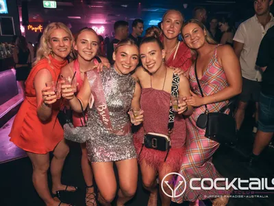 A professional photo of guests enjoying themselves at Cocktails Nightclub from our gallery.