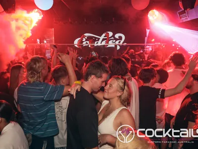 A professional photo of guests enjoying themselves at Cocktails Nightclub from our gallery.