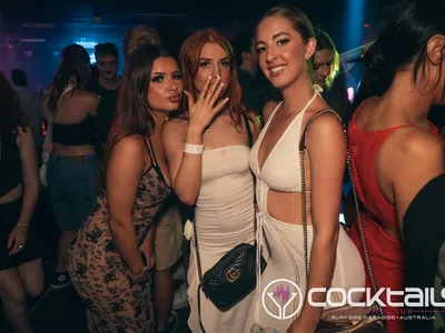 A professional photo of guests enjoying themselves at Cocktails Nightclub from our gallery.