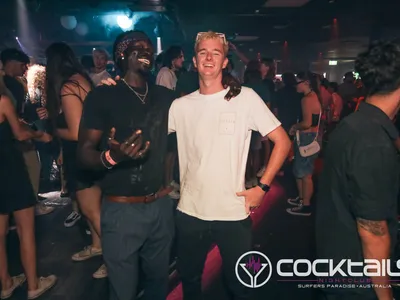 A professional photo of guests enjoying themselves at Cocktails Nightclub from our gallery.