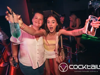 A professional photo of guests enjoying themselves at Cocktails Nightclub from our gallery.