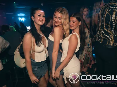 A professional photo of guests enjoying themselves at Cocktails Nightclub from our gallery.