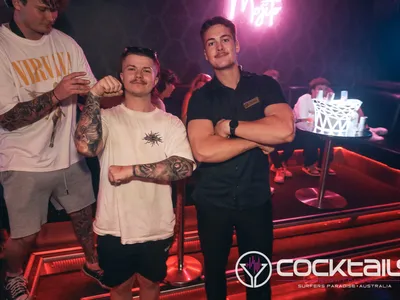 A professional photo of guests enjoying themselves at Cocktails Nightclub from our gallery.