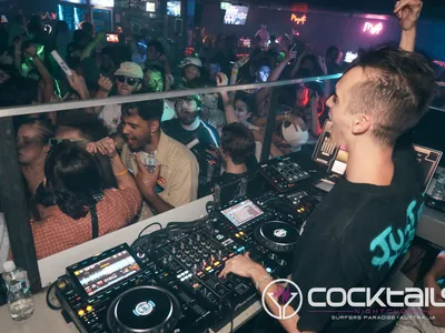 A professional photo of guests enjoying themselves at Cocktails Nightclub from our gallery.