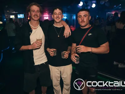 A professional photo of guests enjoying themselves at Cocktails Nightclub from our gallery.