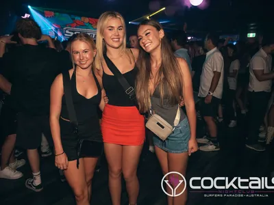 A professional photo of guests enjoying themselves at Cocktails Nightclub from our gallery.