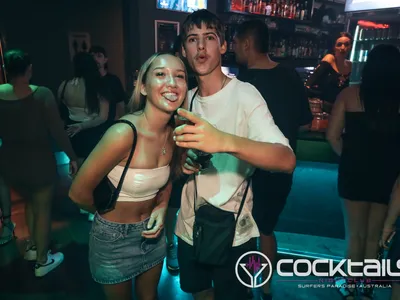 A professional photo of guests enjoying themselves at Cocktails Nightclub from our gallery.