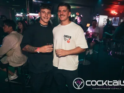 A professional photo of guests enjoying themselves at Cocktails Nightclub from our gallery.