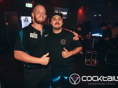 A professional photo of guests enjoying themselves at Cocktails Nightclub from our gallery.