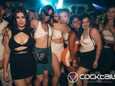 A professional photo of guests enjoying themselves at Cocktails Nightclub from our gallery.