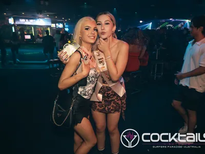 A professional photo of guests enjoying themselves at Cocktails Nightclub from our gallery.