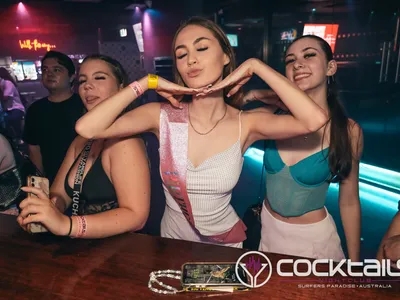 A professional photo of guests enjoying themselves at Cocktails Nightclub from our gallery.