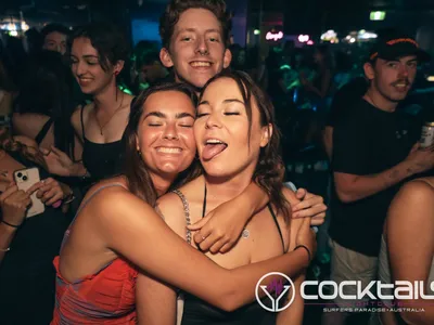 A professional photo of guests enjoying themselves at Cocktails Nightclub from our gallery.