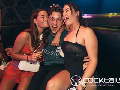 A professional photo of guests enjoying themselves at Cocktails Nightclub from our gallery.