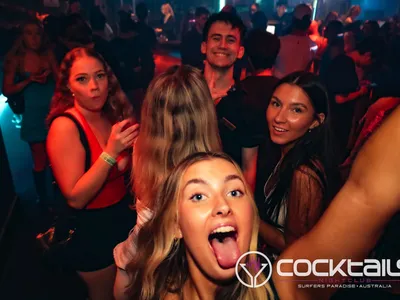 A professional photo of guests enjoying themselves at Cocktails Nightclub from our gallery.