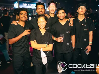 A professional photo of guests enjoying themselves at Cocktails Nightclub from our gallery.