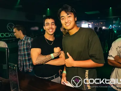 A professional photo of guests enjoying themselves at Cocktails Nightclub from our gallery.