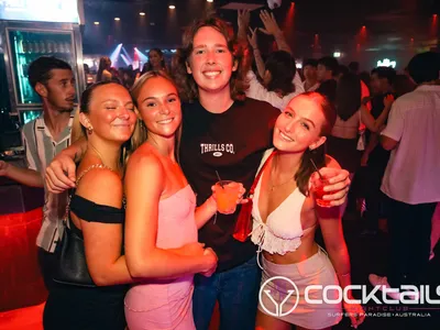 A professional photo of guests enjoying themselves at Cocktails Nightclub from our gallery.